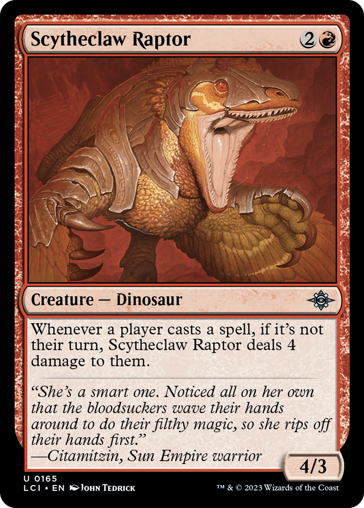 Scytheclaw Raptor [The Lost Caverns of Ixalan] | Yard's Games Ltd