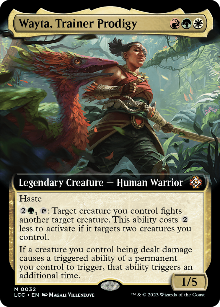 Wayta, Trainer Prodigy (Extended Art) [The Lost Caverns of Ixalan Commander] | Yard's Games Ltd