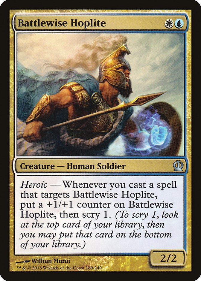 Battlewise Hoplite [Theros] | Yard's Games Ltd