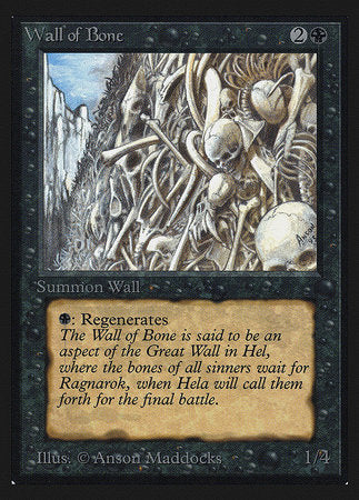 Wall of Bone (IE) [Intl. Collectors’ Edition] | Yard's Games Ltd
