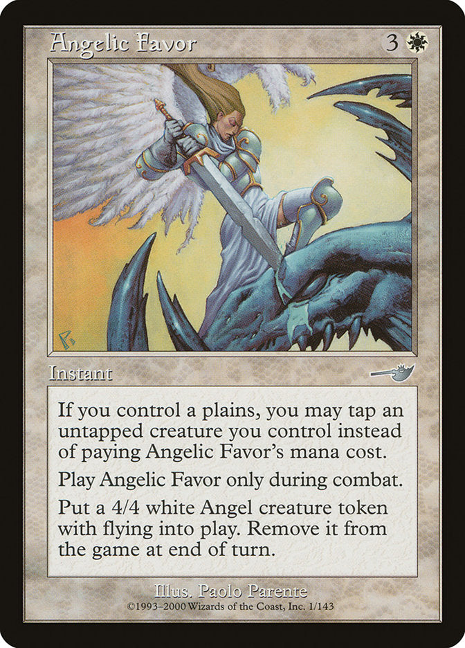 Angelic Favor [Nemesis] | Yard's Games Ltd