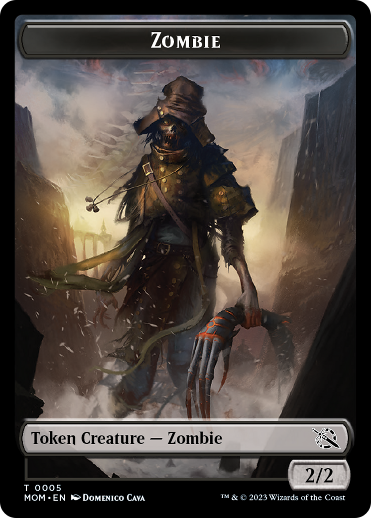 Zombie Token [March of the Machine Tokens] | Yard's Games Ltd