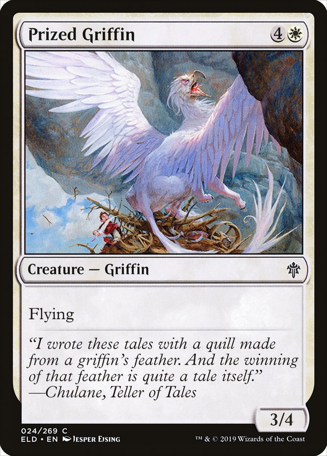 Prized Griffin [Throne of Eldraine] | Yard's Games Ltd