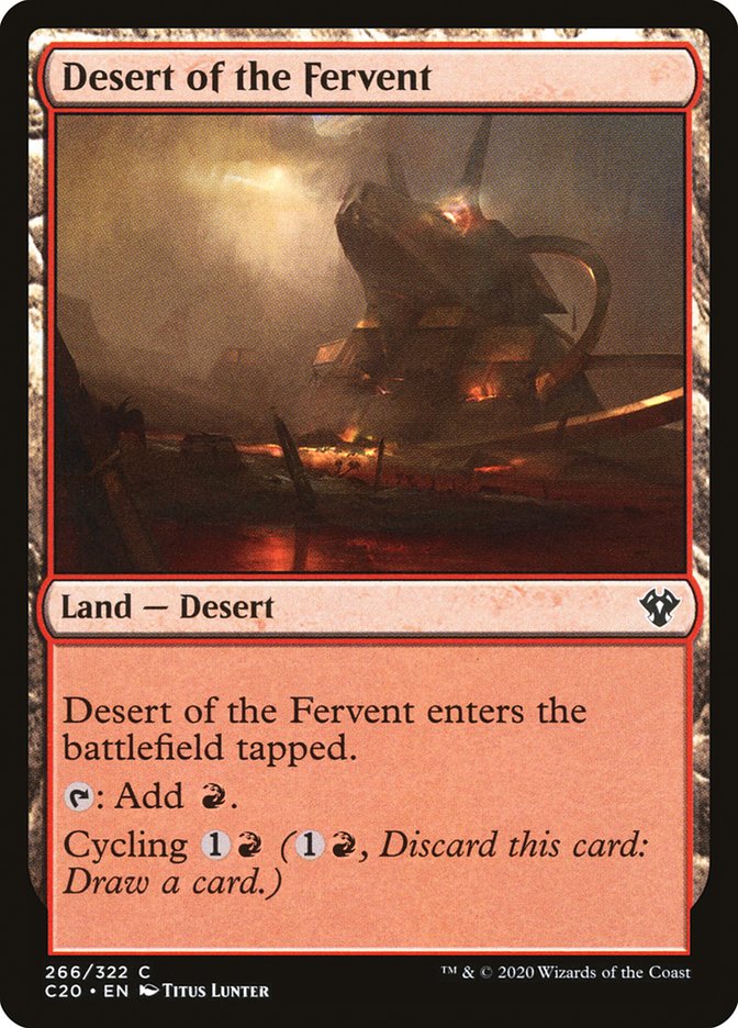 Desert of the Fervent [Commander 2020] | Yard's Games Ltd
