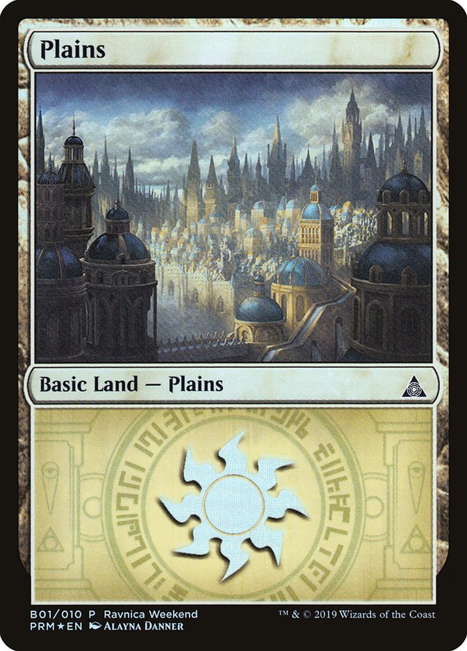 Plains (B01) [Ravnica Allegiance Guild Kit] | Yard's Games Ltd