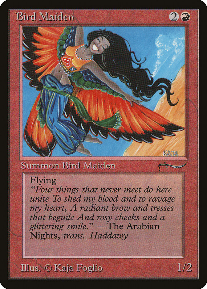 Bird Maiden (Light Mana Cost) [Arabian Nights] | Yard's Games Ltd