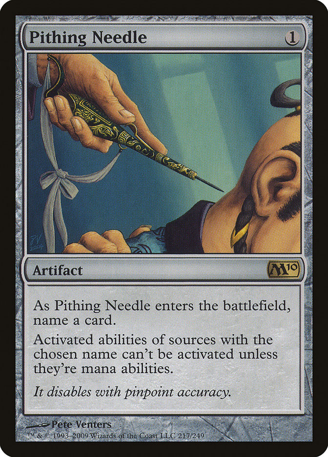 Pithing Needle [Magic 2010] | Yard's Games Ltd