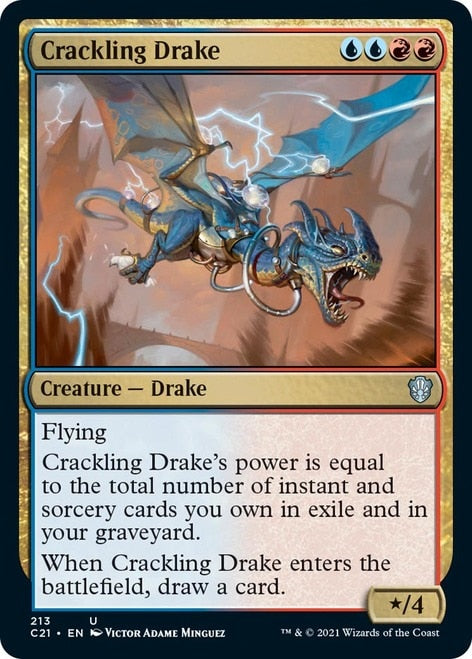 Crackling Drake [Commander 2021] | Yard's Games Ltd
