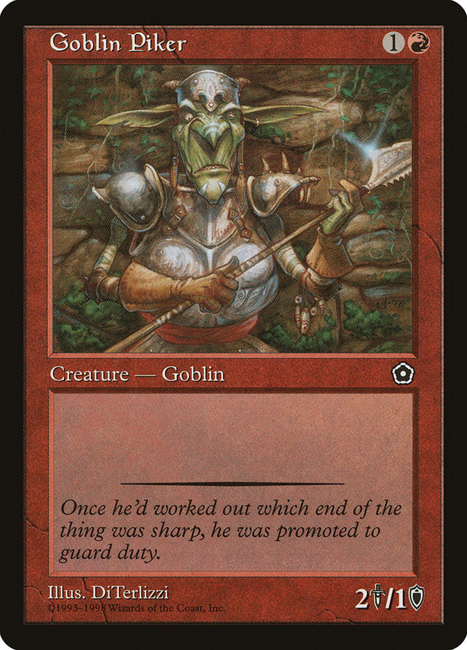 Goblin Piker [Portal Second Age] | Yard's Games Ltd