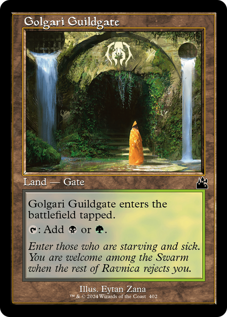 Golgari Guildgate (Retro Frame) [Ravnica Remastered] | Yard's Games Ltd