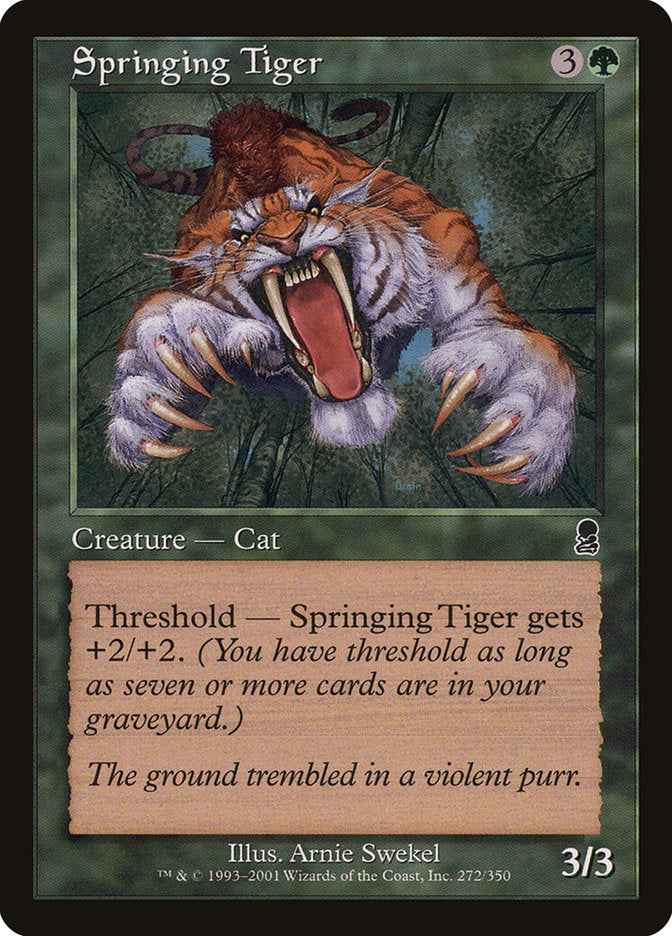 Springing Tiger [Odyssey] | Yard's Games Ltd