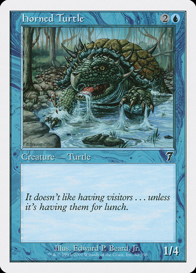 Horned Turtle [Seventh Edition] | Yard's Games Ltd
