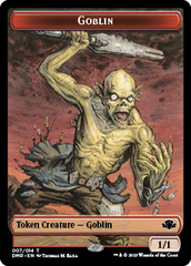 Goblin // Sheep Double-Sided Token [Dominaria Remastered Tokens] | Yard's Games Ltd