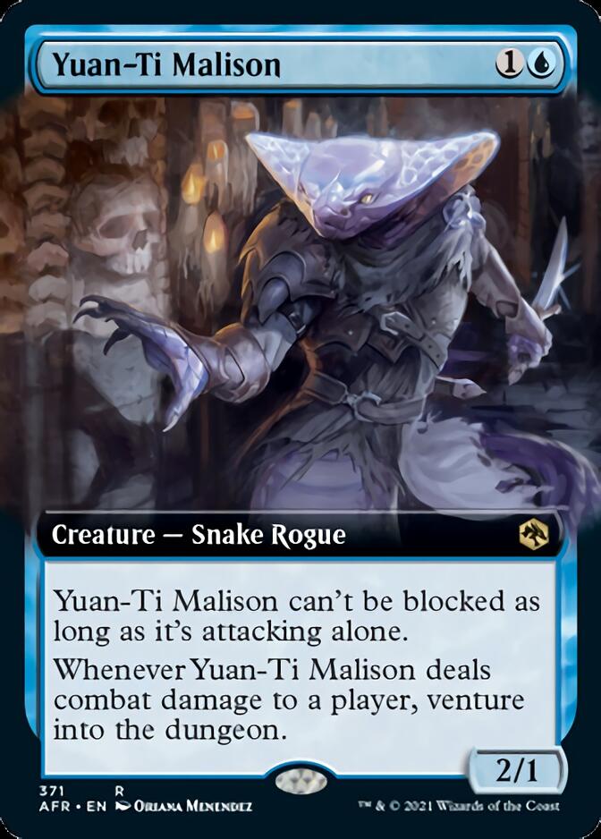 Yuan-Ti Malison (Extended Art) [Dungeons & Dragons: Adventures in the Forgotten Realms] | Yard's Games Ltd