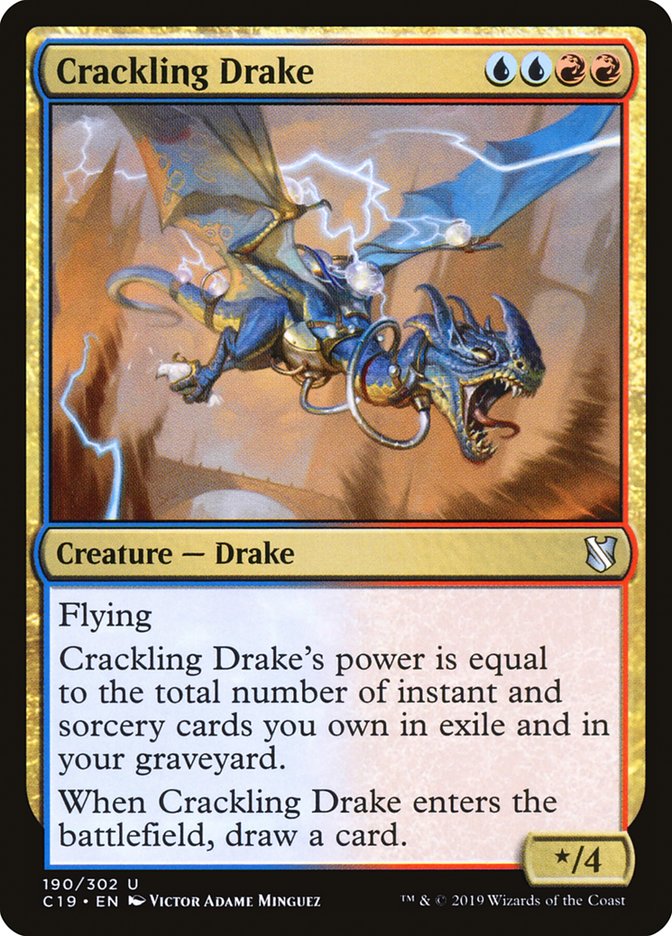 Crackling Drake [Commander 2019] | Yard's Games Ltd