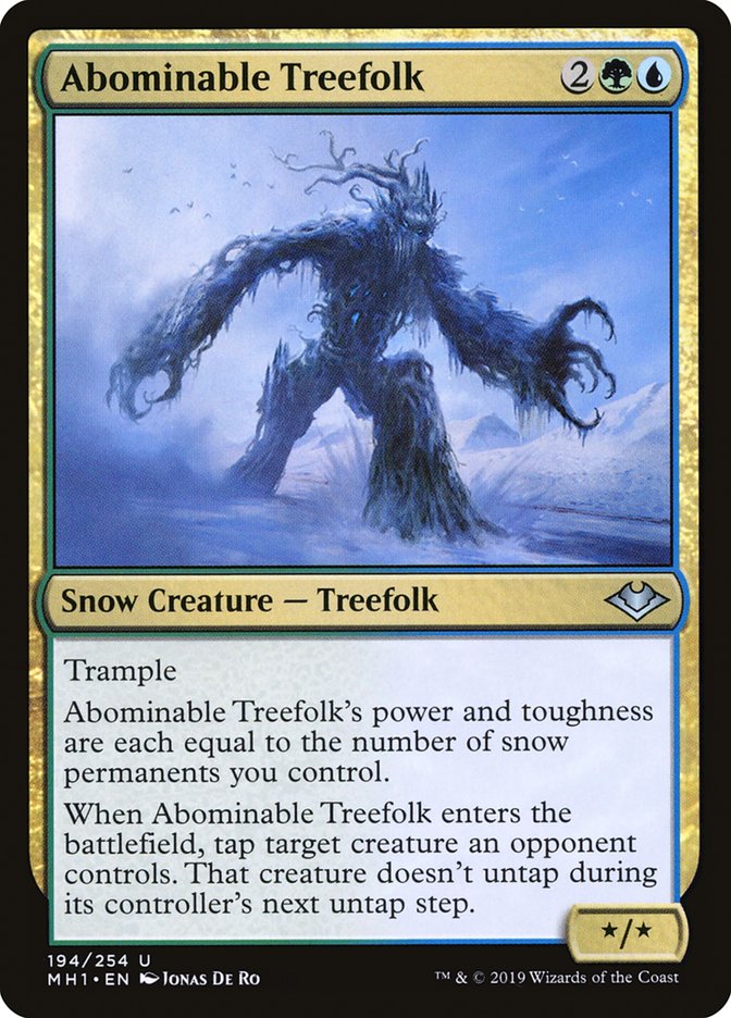 Abominable Treefolk [Modern Horizons] | Yard's Games Ltd