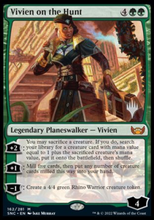 Vivien on the Hunt (Promo Pack) [Streets of New Capenna Promos] | Yard's Games Ltd