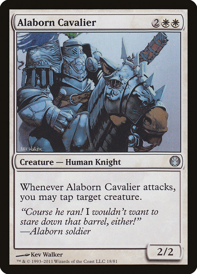 Alaborn Cavalier [Duel Decks: Knights vs. Dragons] | Yard's Games Ltd