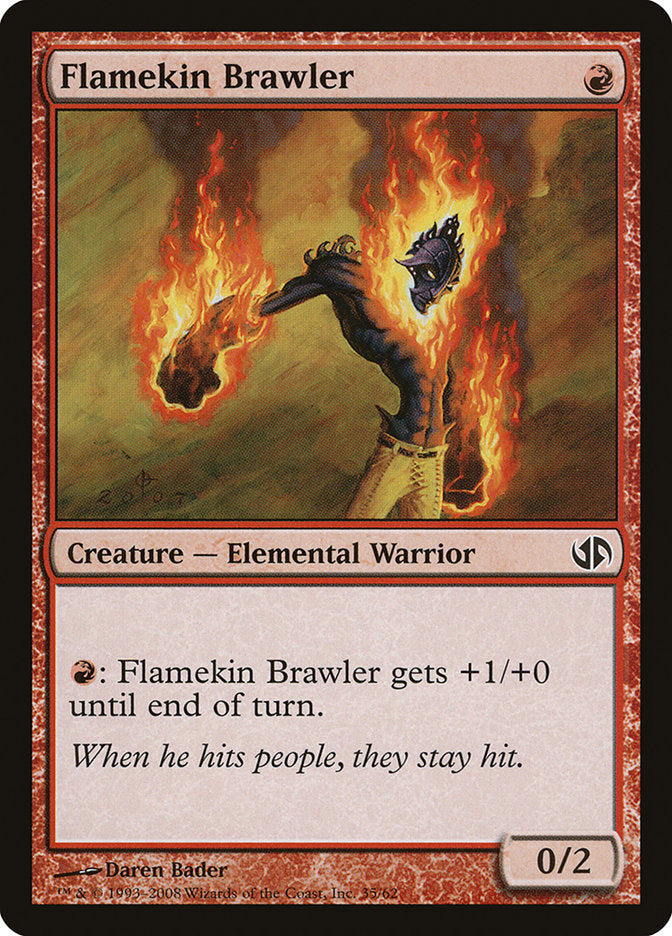 Flamekin Brawler [Duel Decks: Jace vs. Chandra] | Yard's Games Ltd