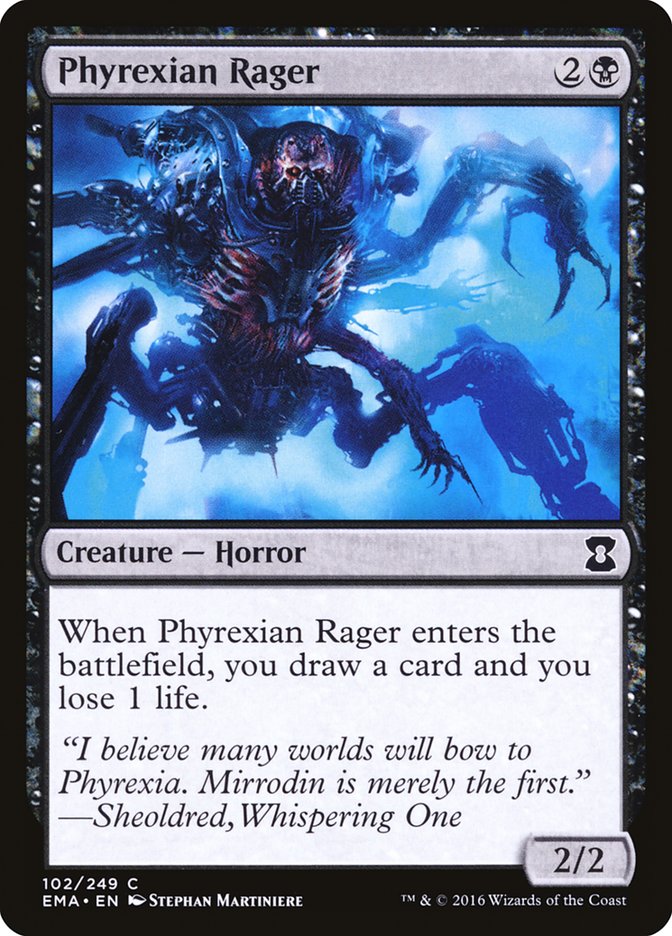Phyrexian Rager [Eternal Masters] | Yard's Games Ltd