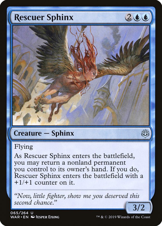 Rescuer Sphinx [War of the Spark] | Yard's Games Ltd