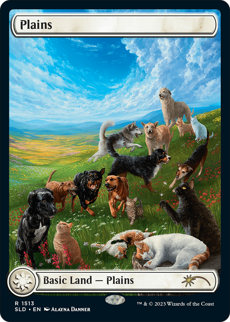 Plains (1513) [Secret Lair Commander Deck: Raining Cats and Dogs] | Yard's Games Ltd