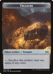 Elemental // Treasure Double-Sided Token [Double Masters Tokens] | Yard's Games Ltd