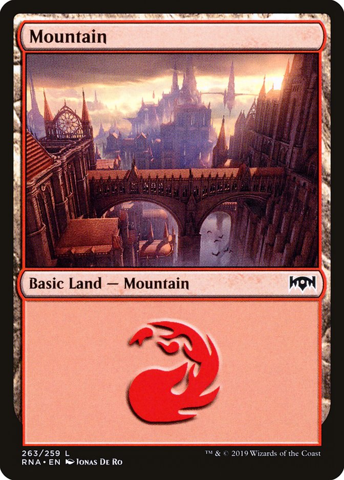Mountain (263) [Ravnica Allegiance] | Yard's Games Ltd
