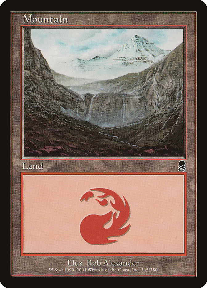 Mountain (345) [Odyssey] | Yard's Games Ltd