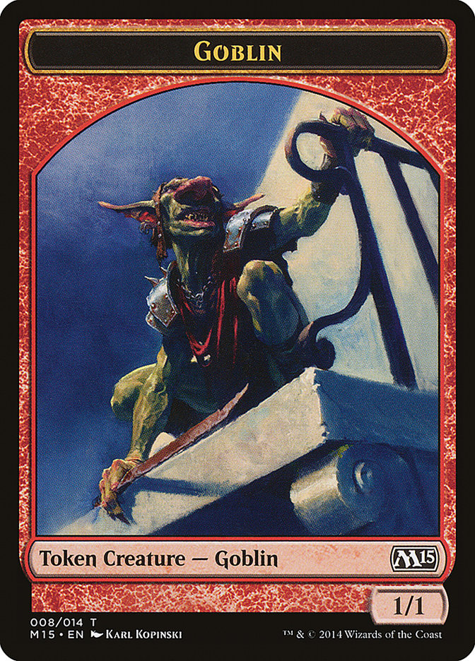 Goblin Token [Magic 2015 Tokens] | Yard's Games Ltd