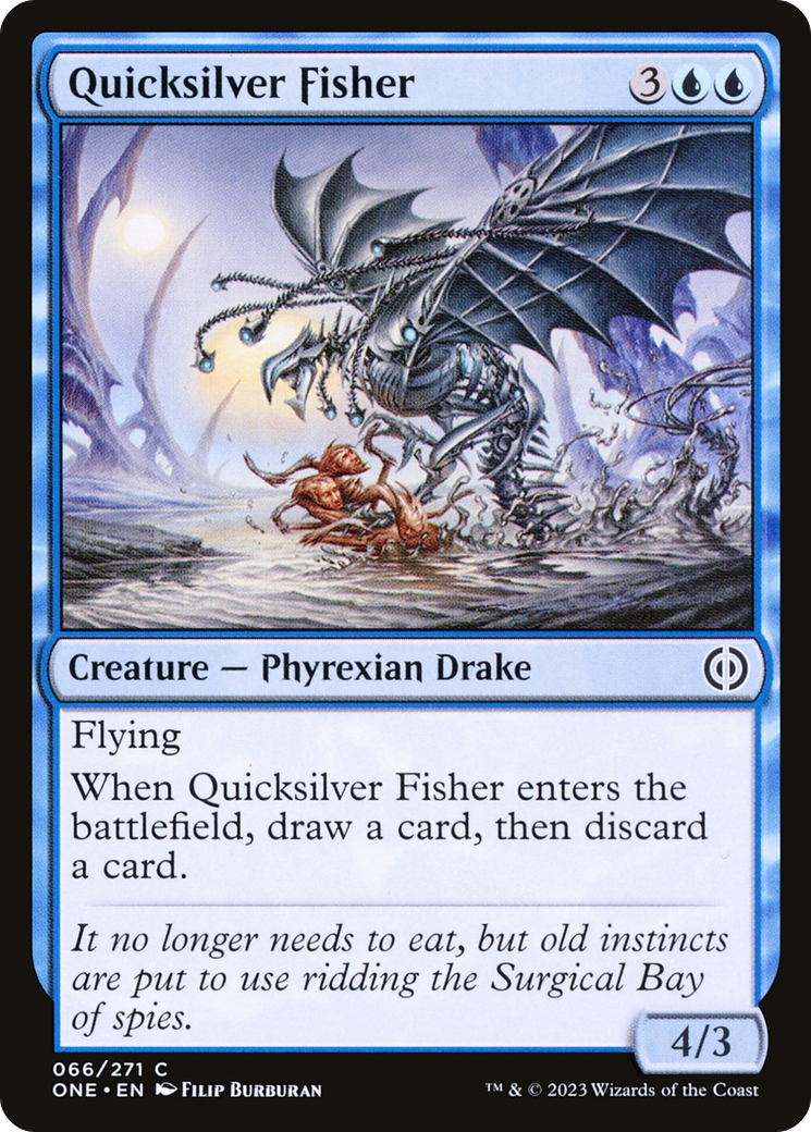 Quicksilver Fisher [Phyrexia: All Will Be One] | Yard's Games Ltd