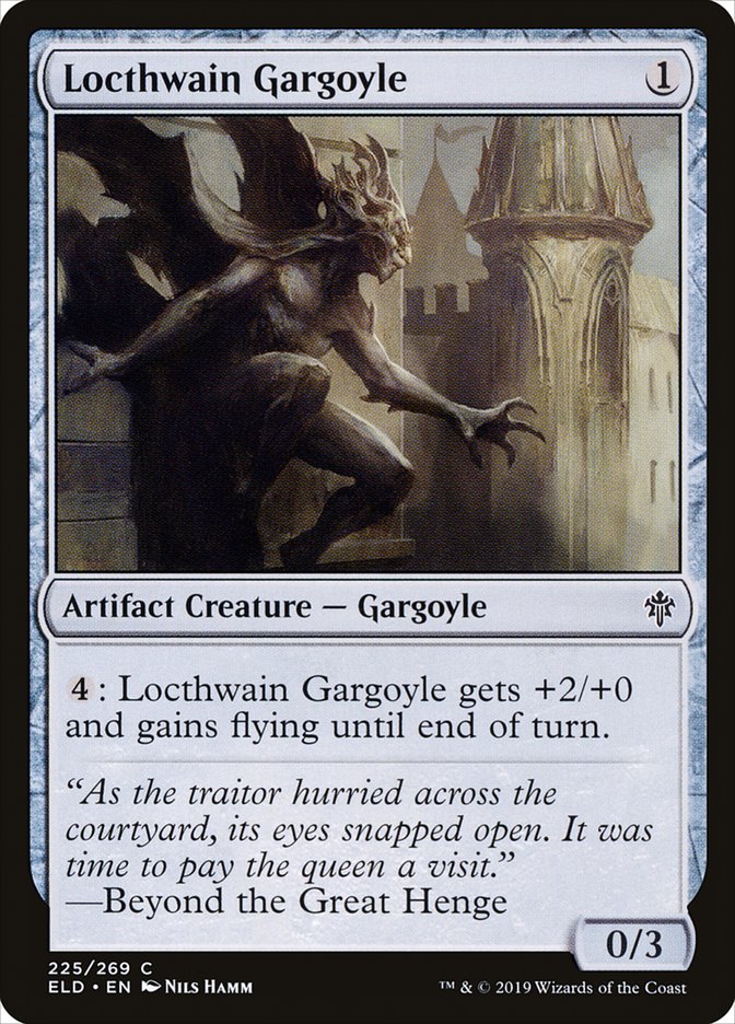 Locthwain Gargoyle [Throne of Eldraine] | Yard's Games Ltd