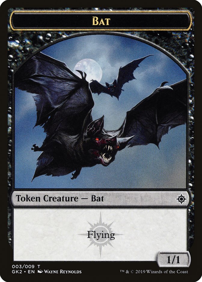 Bat // Spirit (010) Double-Sided Token [Ravnica Allegiance Guild Kit Tokens] | Yard's Games Ltd