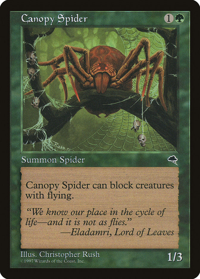 Canopy Spider [Tempest] | Yard's Games Ltd