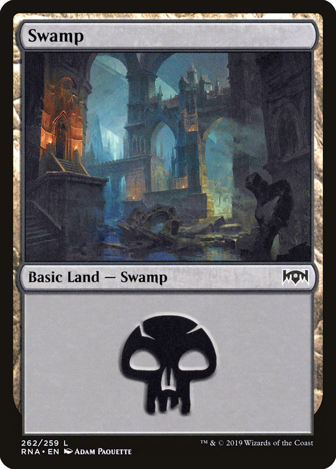 Swamp (262) [Ravnica Allegiance] | Yard's Games Ltd