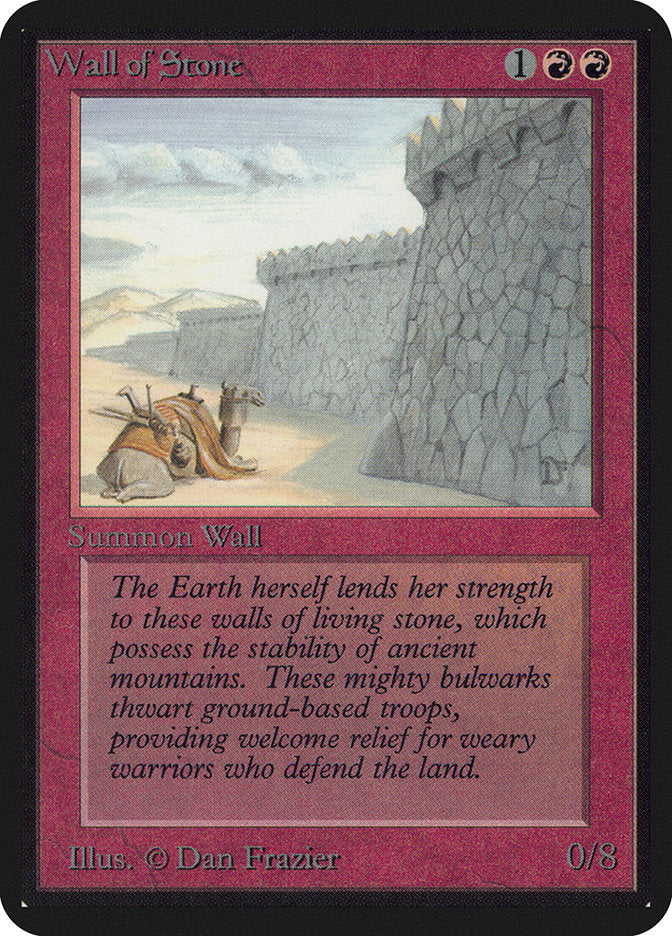 Wall of Stone [Alpha Edition] | Yard's Games Ltd