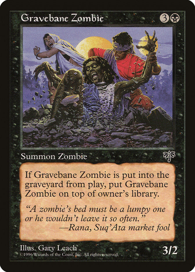 Gravebane Zombie [Mirage] | Yard's Games Ltd