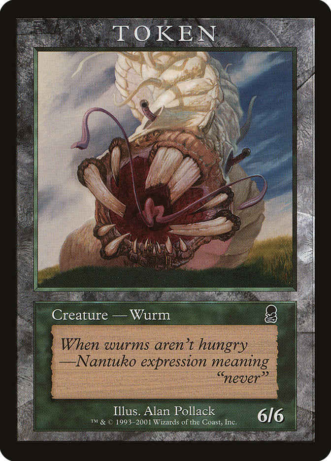 Wurm Token [Magic Player Rewards 2002] | Yard's Games Ltd