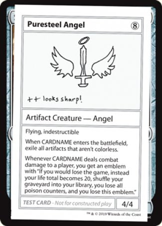 Puresteel Angel (2021 Edition) [Mystery Booster Playtest Cards] | Yard's Games Ltd