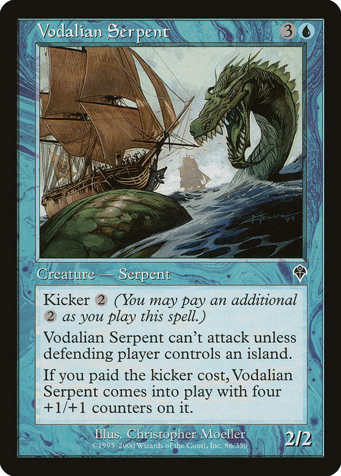 Vodalian Serpent [Invasion] | Yard's Games Ltd