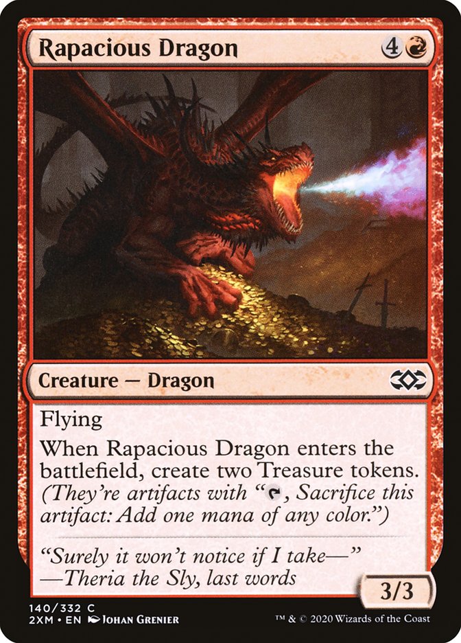 Rapacious Dragon [Double Masters] | Yard's Games Ltd
