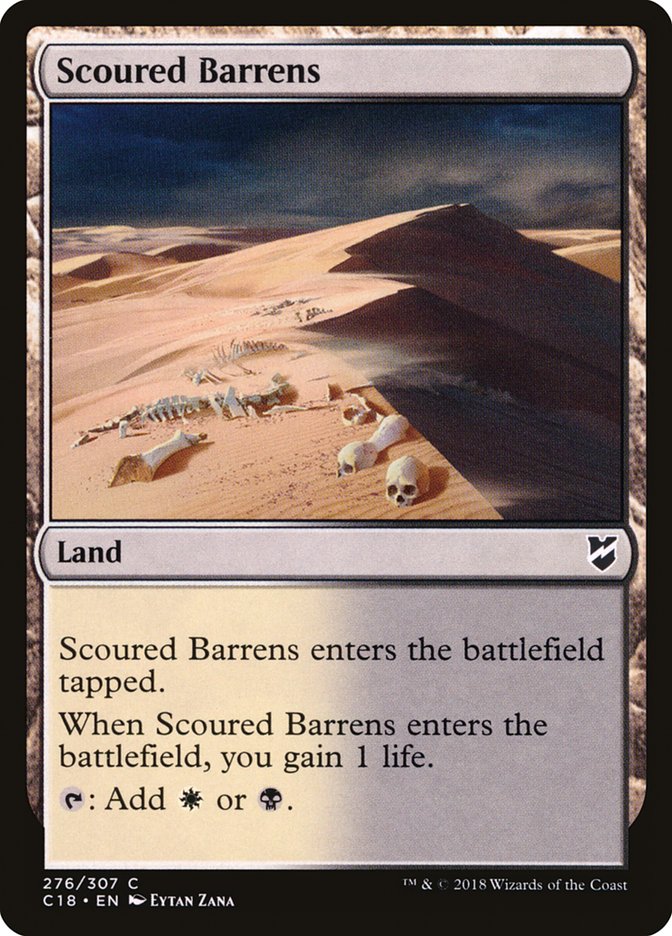Scoured Barrens [Commander 2018] | Yard's Games Ltd