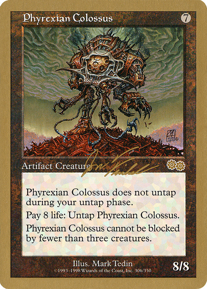 Phyrexian Colossus (Jon Finkel) [World Championship Decks 2000] | Yard's Games Ltd