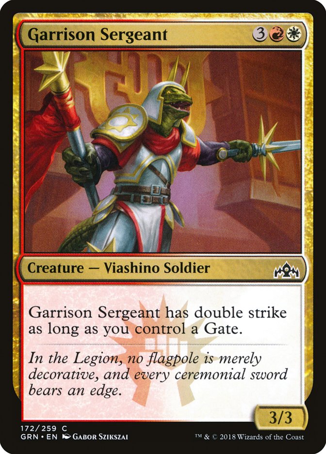 Garrison Sergeant [Guilds of Ravnica] | Yard's Games Ltd