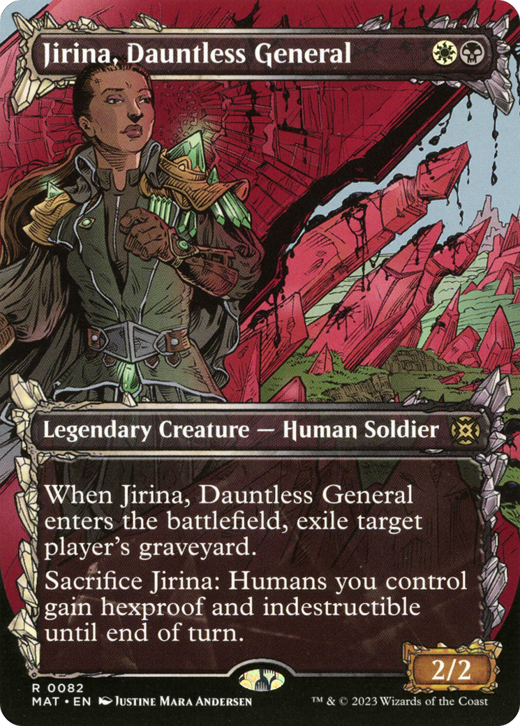 Jirina, Dauntless General (Showcase) [March of the Machine: The Aftermath] | Yard's Games Ltd