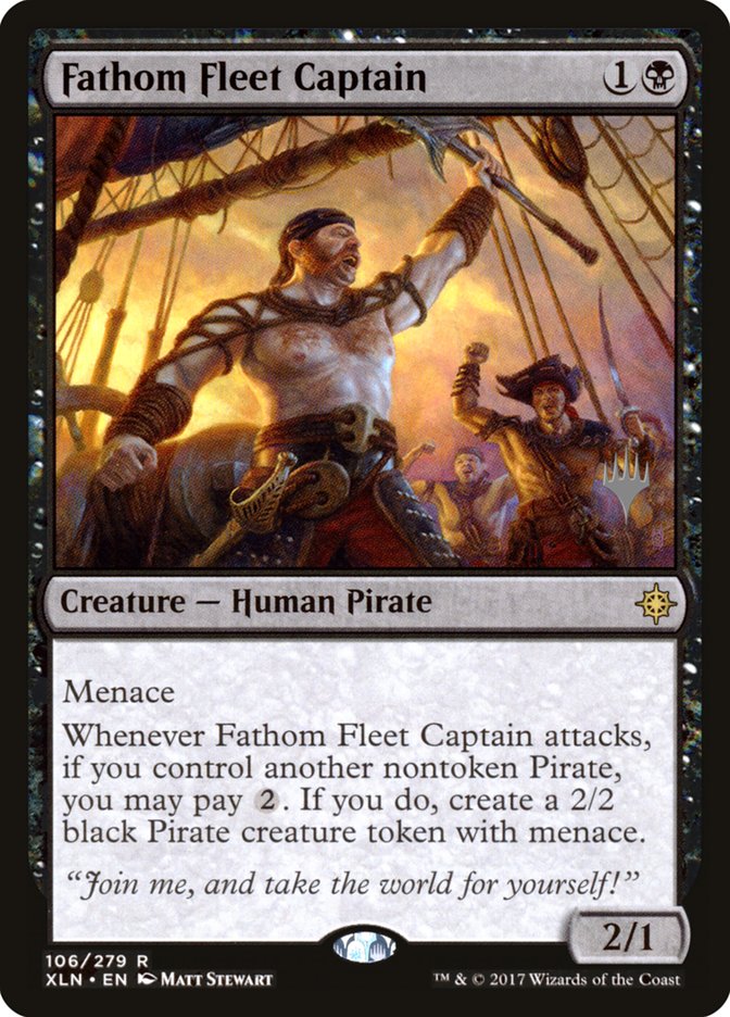 Fathom Fleet Captain (Promo Pack) [Ixalan Promos] | Yard's Games Ltd