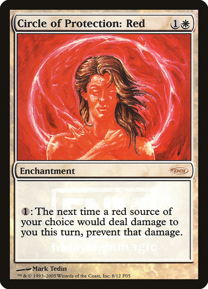 Circle of Protection: Red [Friday Night Magic 2005] | Yard's Games Ltd