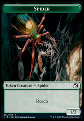 Beast (008) // Spider Double-Sided Token [Innistrad: Midnight Hunt Tokens] | Yard's Games Ltd