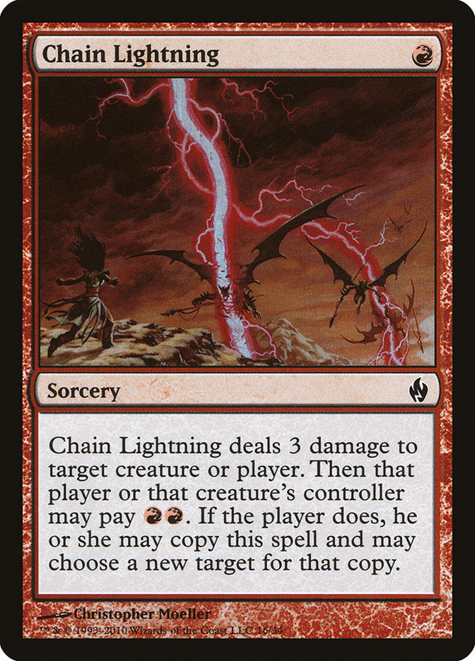Chain Lightning [Premium Deck Series: Fire and Lightning] | Yard's Games Ltd