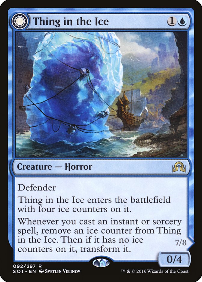 Thing in the Ice // Awoken Horror [Shadows over Innistrad] | Yard's Games Ltd